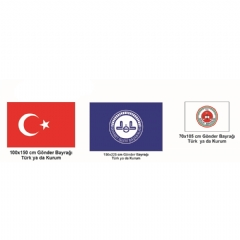 Logolu Gönder Bayrak